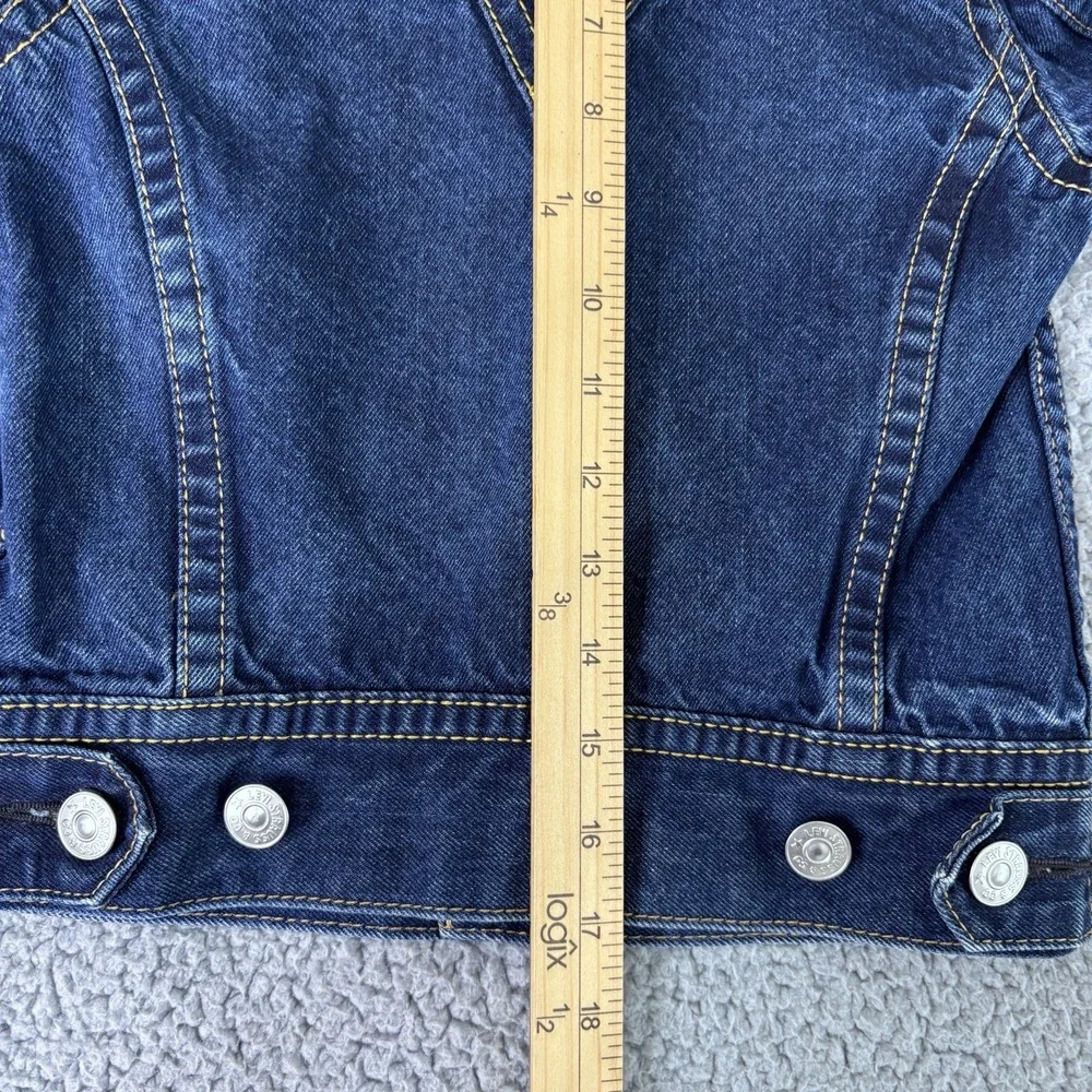 Levis Type 1 Iconic Denim Jacket Toddler 6 Blue Trucker Button Front Coat